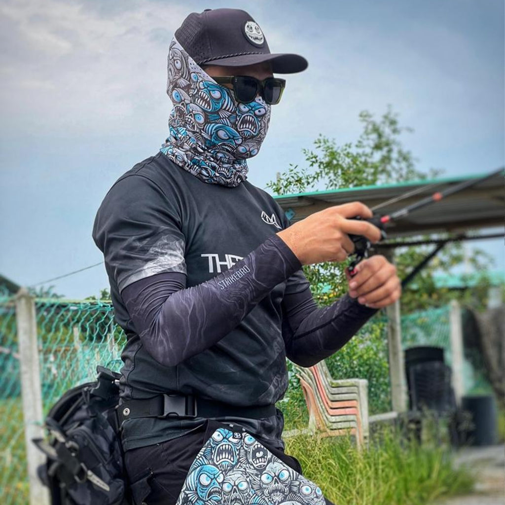 STRIKEBRO Anti-UV Arm Sleeves [Black Stealth]