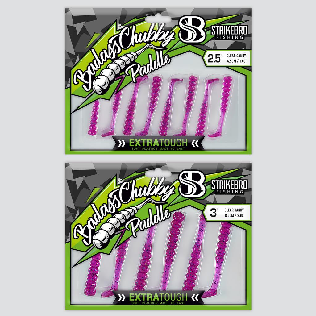 Soft Plastic Strike Bro - Badass Chubby Paddle 2.5" / 3"