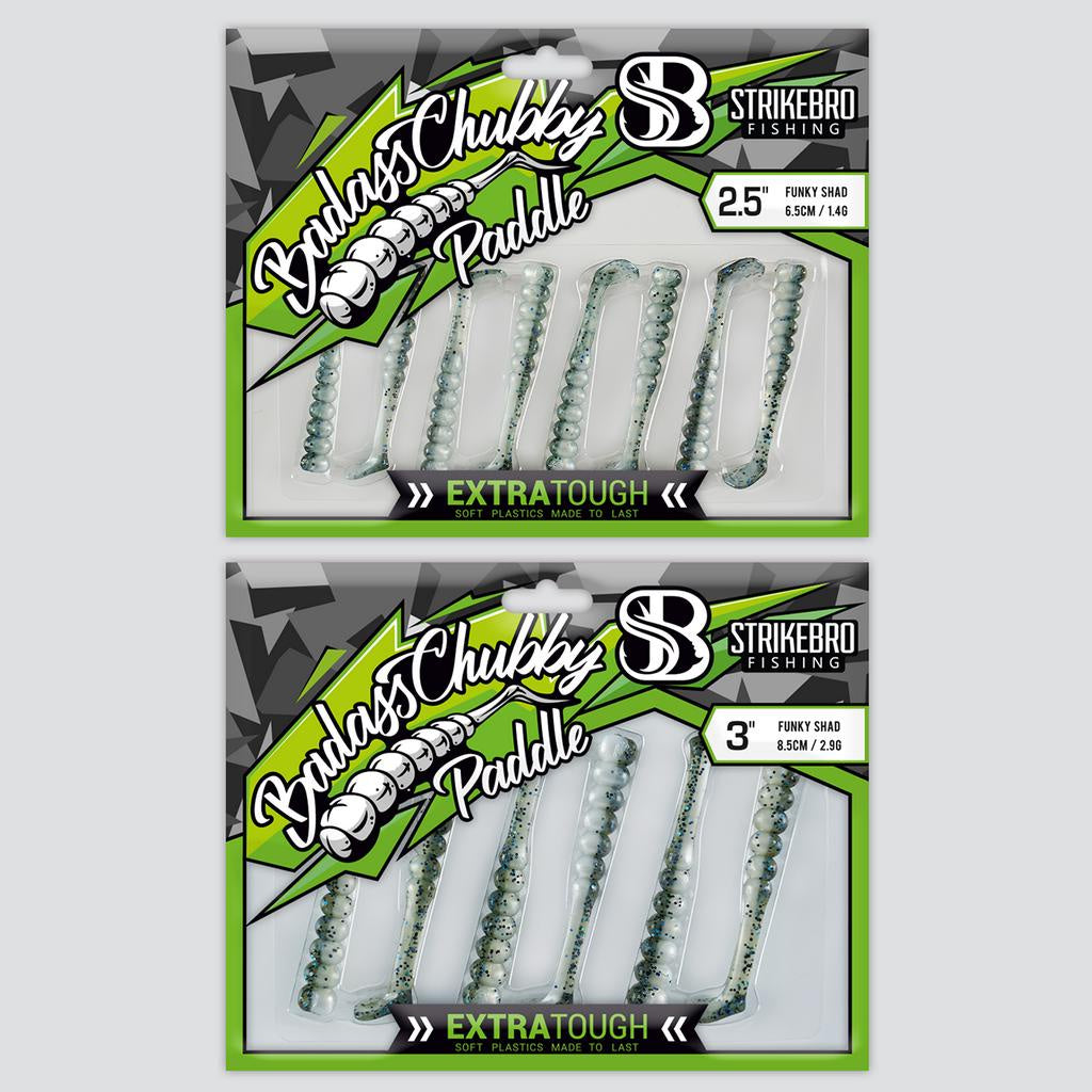 Soft Plastic Strike Bro - Badass Chubby Paddle 2.5" / 3"