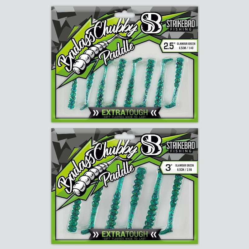 Soft Plastic Strike Bro - Badass Chubby Paddle 2.5" / 3"