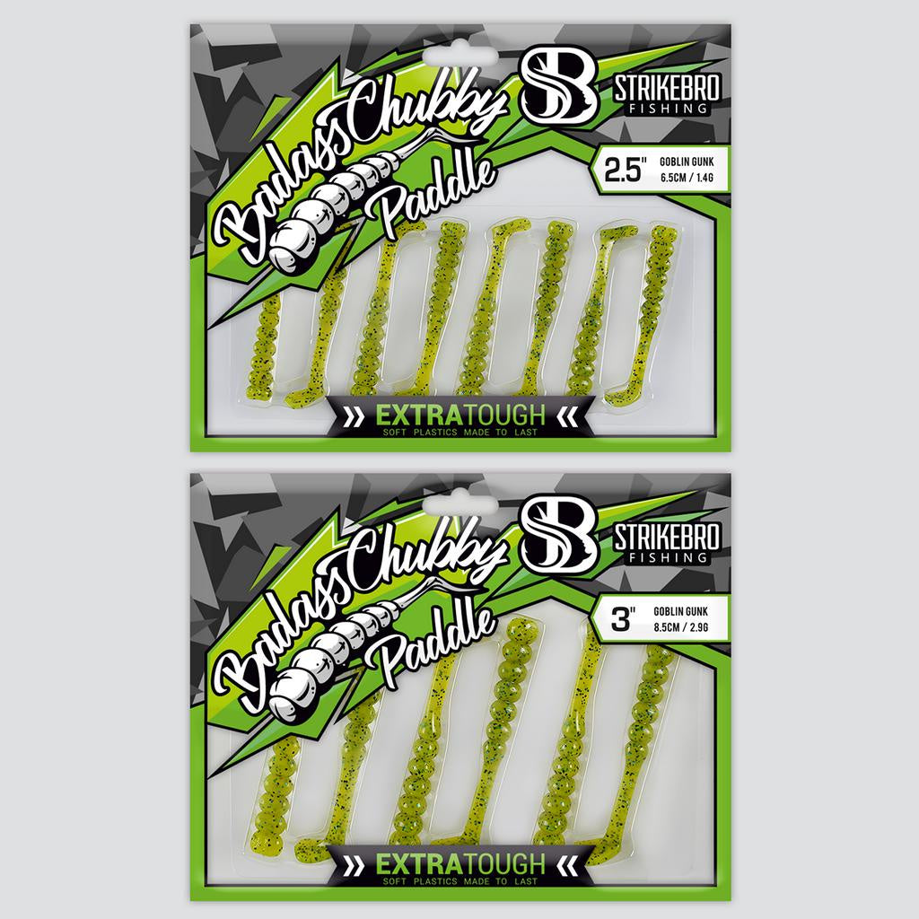 Soft Plastic Strike Bro - Badass Chubby Paddle 2.5" / 3"