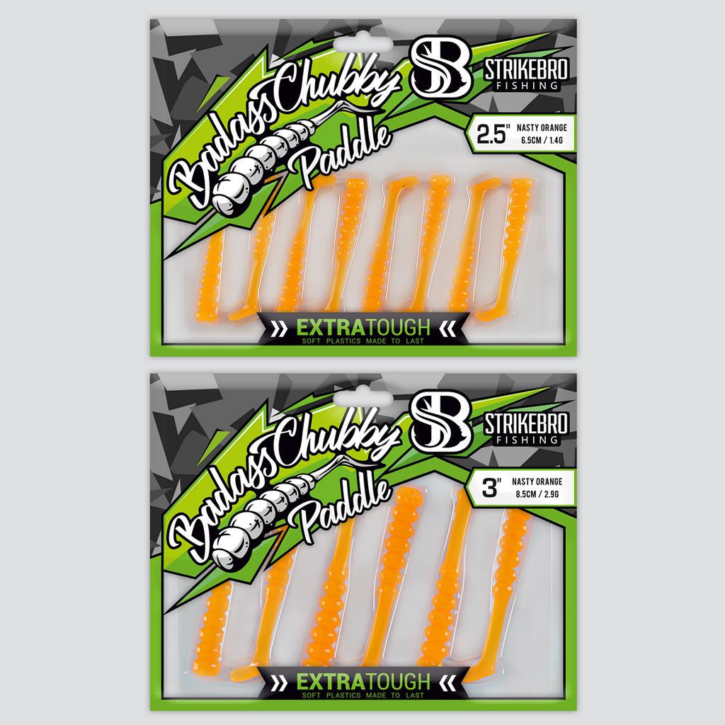 Soft Plastic Strike Bro - Badass Chubby Paddle 2.5" / 3"