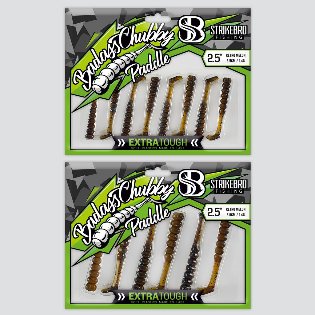 Soft Plastic Strike Bro - Badass Chubby Paddle 2.5" / 3"