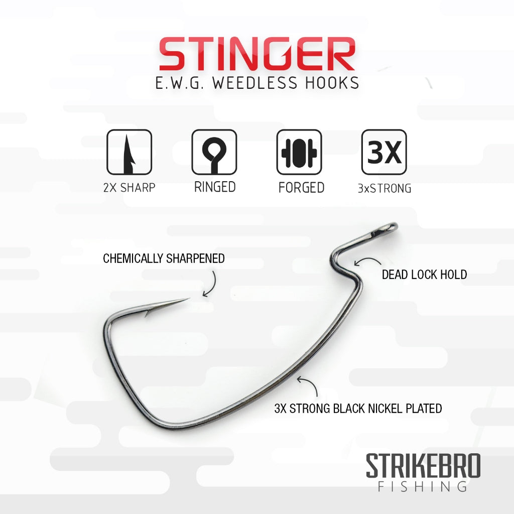 Stinger Weedless Hook - STRIKEBRO
