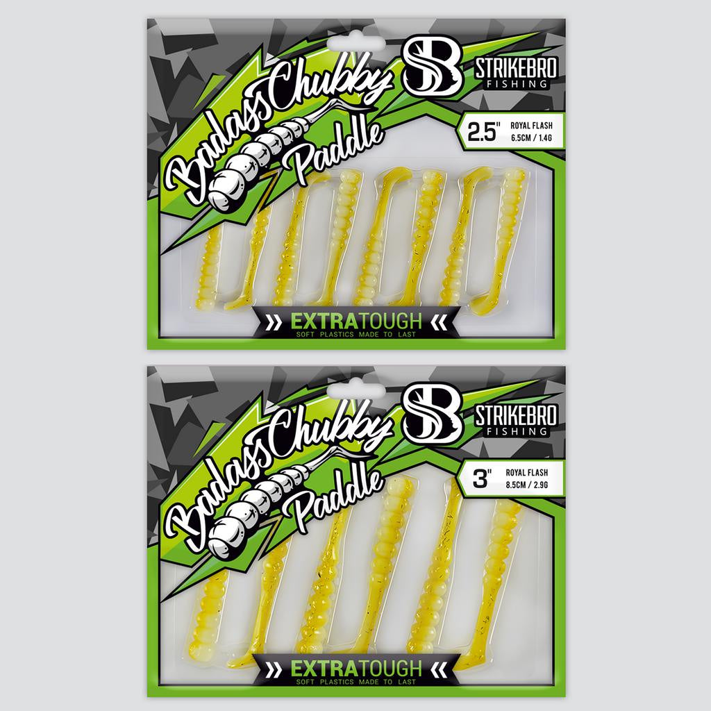 Soft Plastic Strike Bro - Badass Chubby Paddle 2.5" / 3"