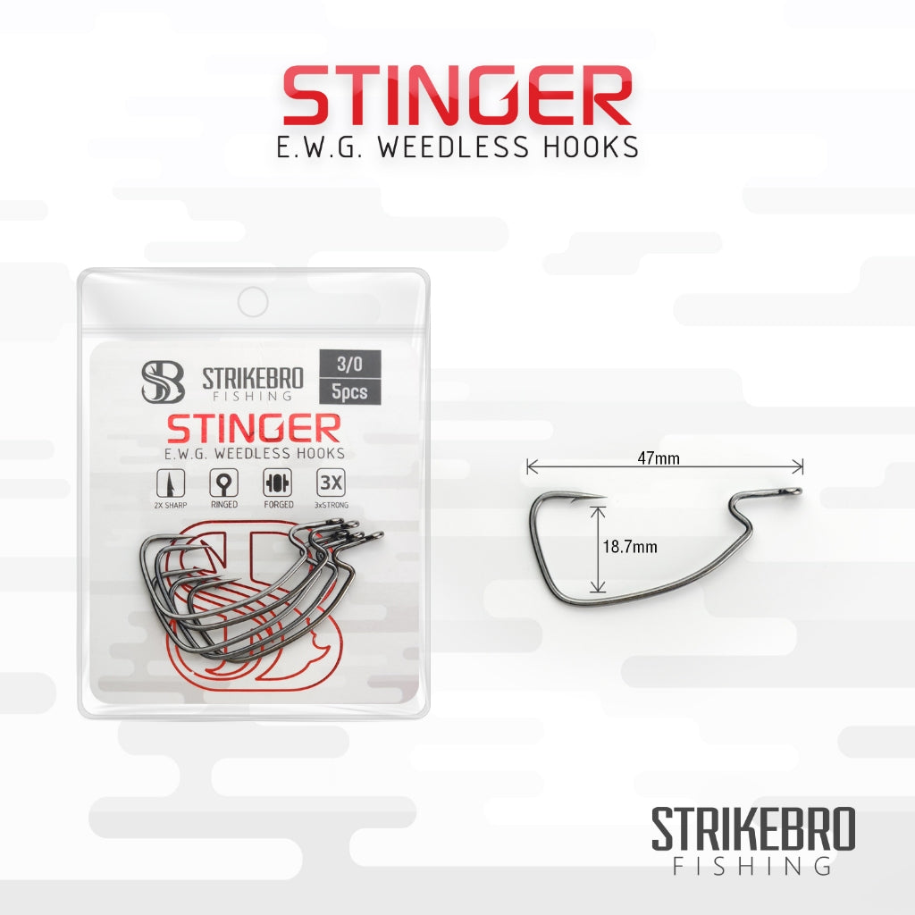 Stinger Weedless Hook - STRIKEBRO