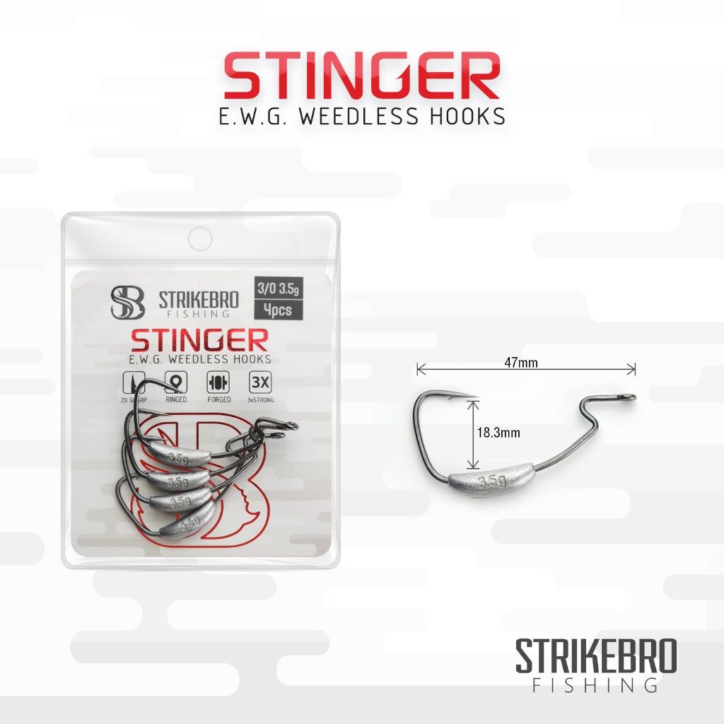 Stinger Weedless Hook - STRIKEBRO