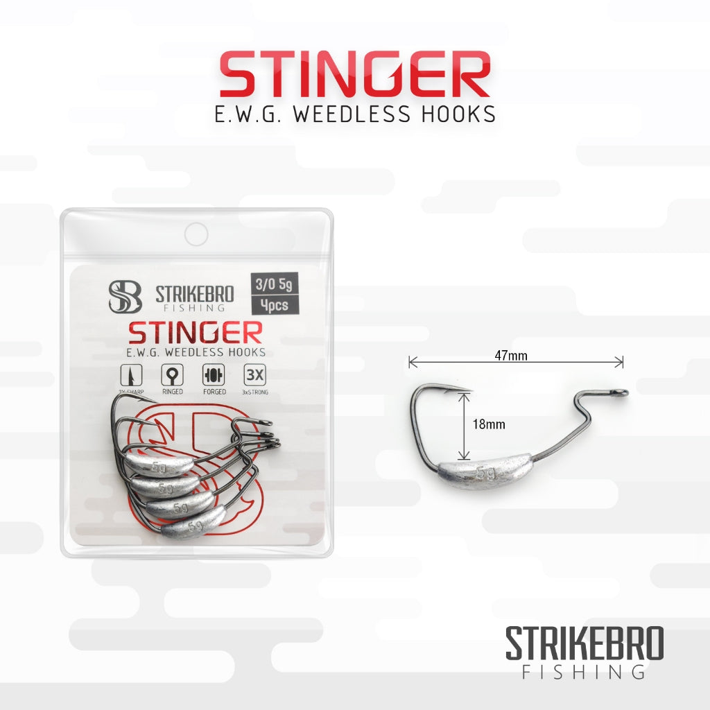 Stinger Weedless Hook - STRIKEBRO