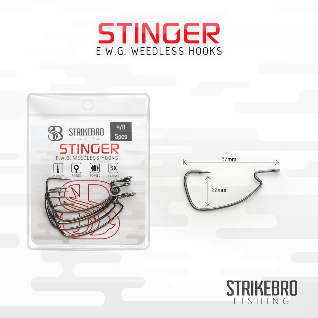 Stinger Weedless Hook - STRIKEBRO