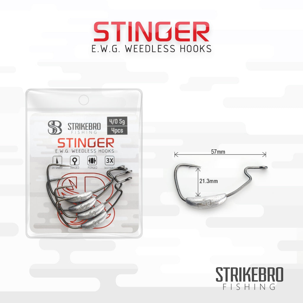 Stinger Weedless Hook - STRIKEBRO