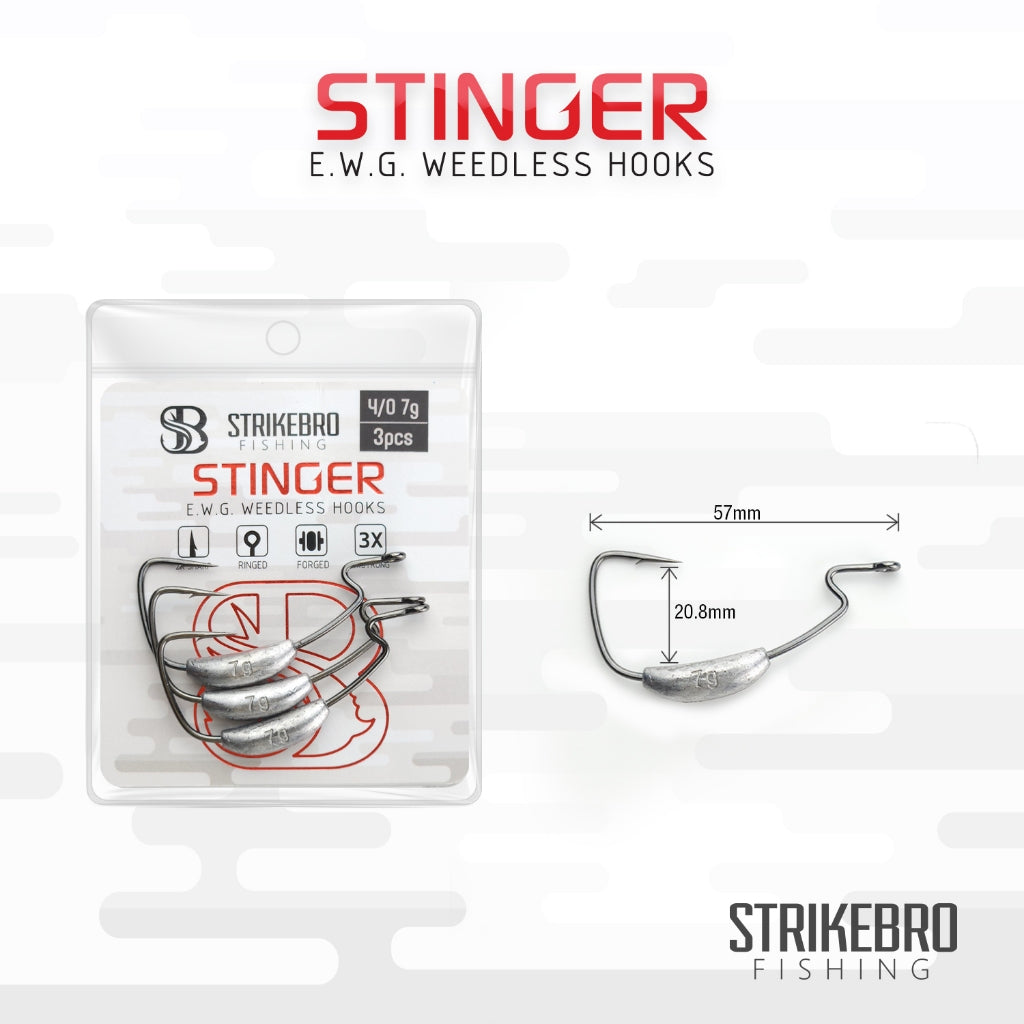 Stinger Weedless Hook - STRIKEBRO