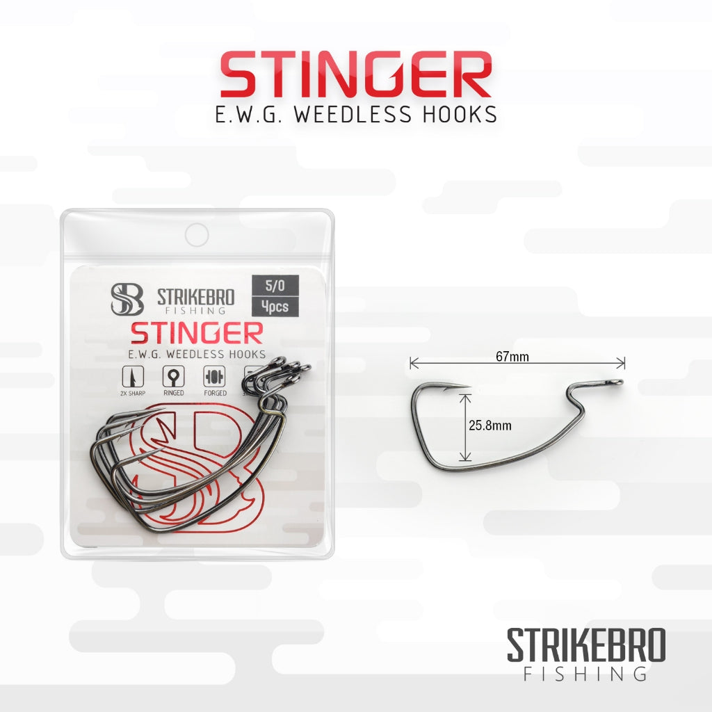 Stinger Weedless Hook - STRIKEBRO