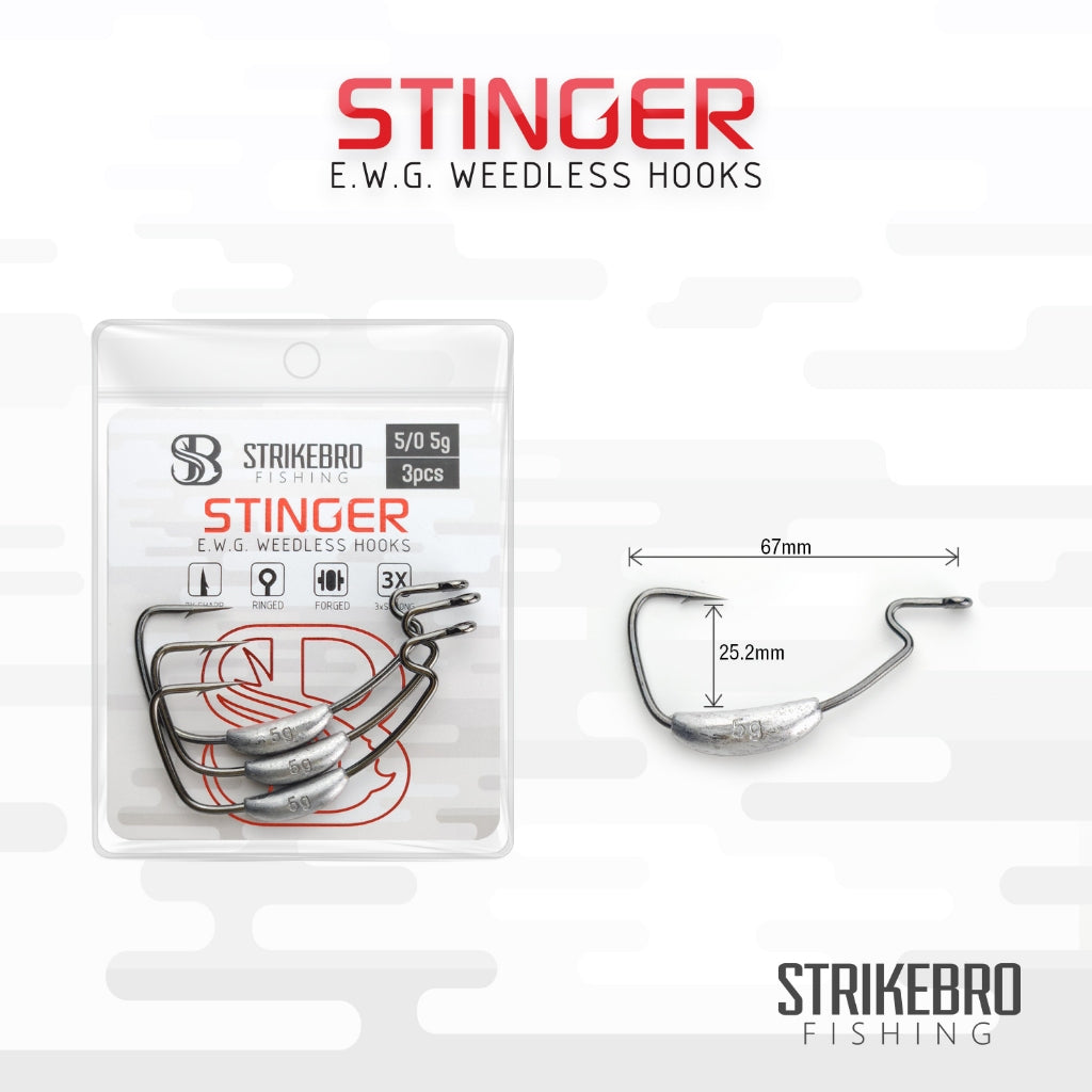 Stinger Weedless Hook - STRIKEBRO