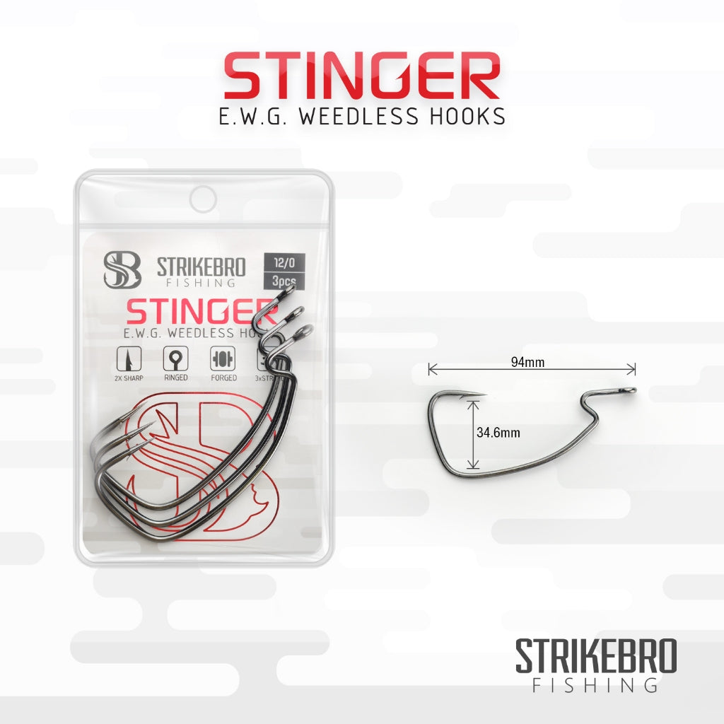 Stinger Weedless Hook - STRIKEBRO
